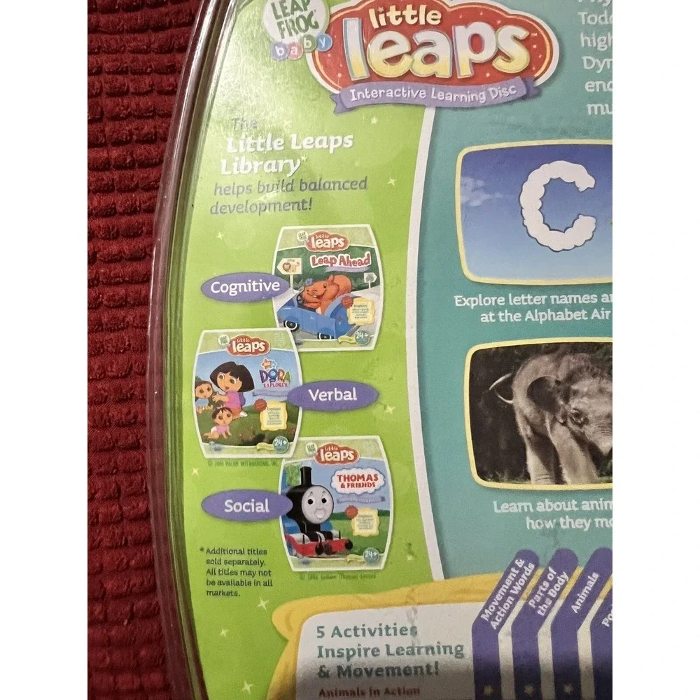 LeapFrog Baby Little Leaps The Backyardigans Leap Ahead Learning Concepts Toy